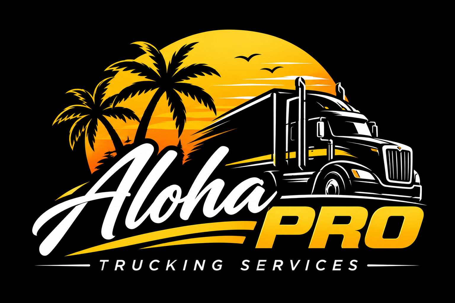 AlohaPRO Trucking Services approved logo